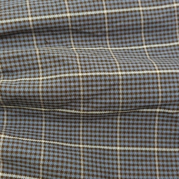 Aeropostale Mini Plaid Windowpane Dres Blue Academia School Girl y2k Strappy - Picture 3 of 11